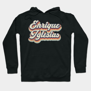 Retro Pattern Enrique 70s 80s 90s Birthday Classic Style Hoodie